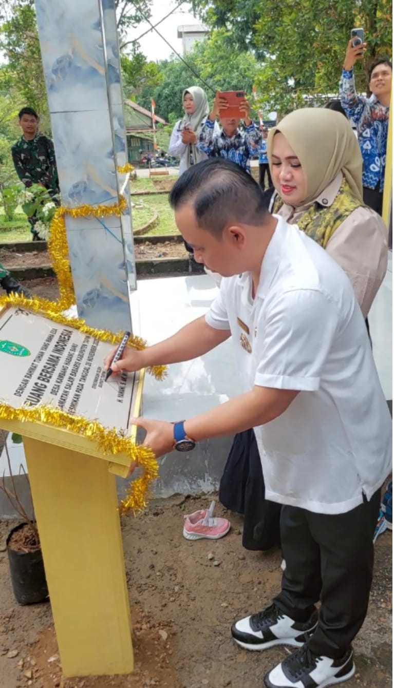 Peresmian Ruang Bersama Indonesia (RBI) sebagai kelanjutan dari program desa ramah perempuan dan peduli anak (DRPPA)