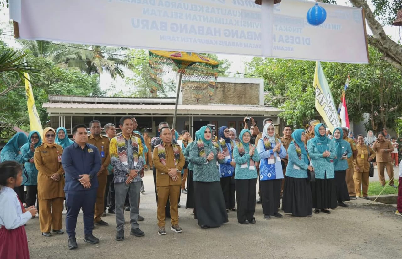 Desa Kambang Habang Mendapat Evaluasi TPK2D Tingkat Provinsi 